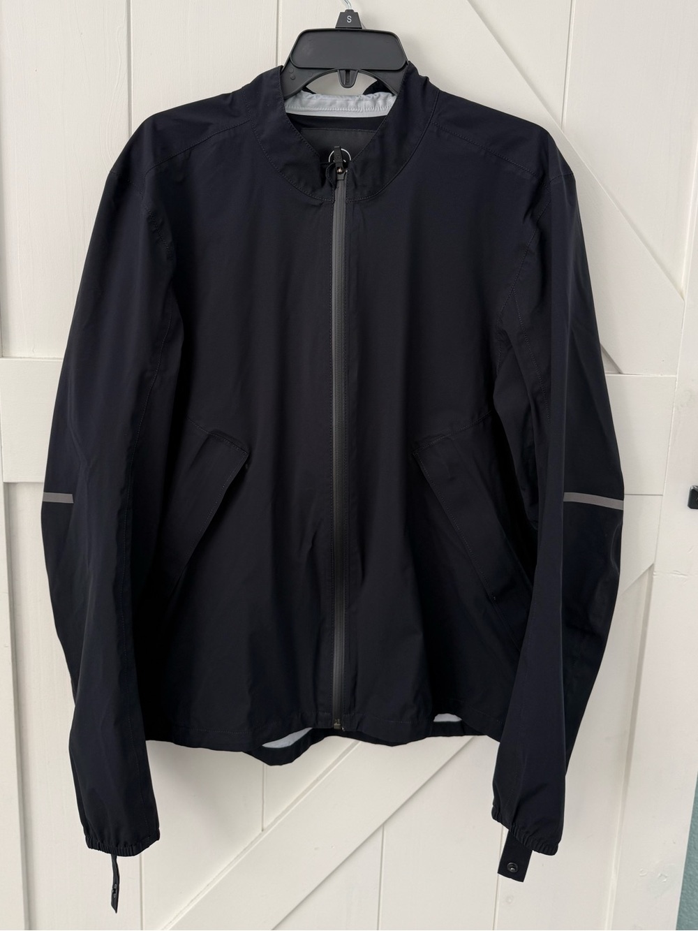 Aether Rain Jacket Men Size large Zip Up Tech Utility